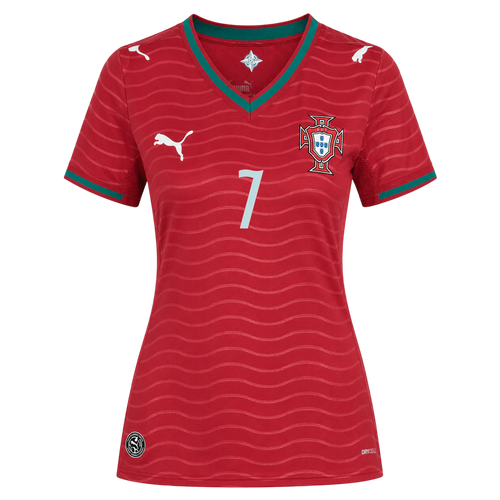 Portugal RONALDO #7 Home World Cup 2026 Jersey Red Women's