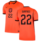 Netherlands DUMFRIES #22 Home World Cup 2026 Jersey Orange Men's