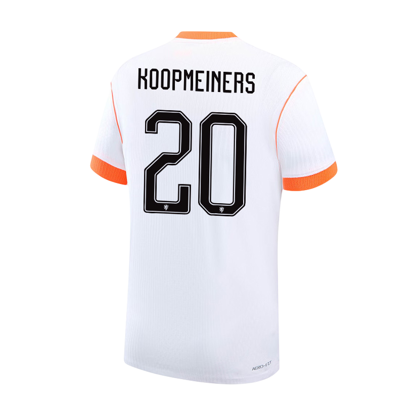 Netherlands KOOPMEINERS #20 Away World Cup 2026 Jersey White Men's