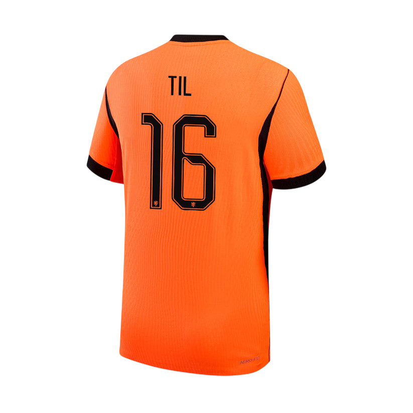 Netherlands TIL #16 Home World Cup 2026 Jersey Orange Men's