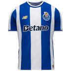 Porto 2025/26 Jersey Player's Version White & Blue Men's
