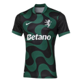 Sporting CP Away 2025/26 Jersey Green & Black Men's