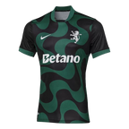 Sporting CP Away 2025/26 Jersey Green & Black Men's