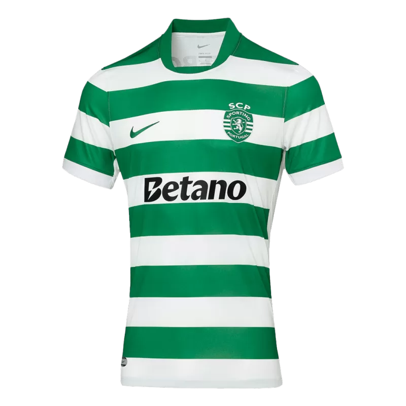 Sporting CP Home 2025/26 Jersey Green & White Men's