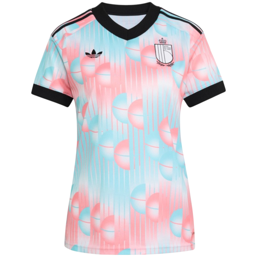 Belgium Away World Cup 2026 Jersey Pink & Blue Women's