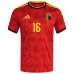 Belgium DE WINTER #16 Home World Cup 2026 Jersey Red Men's