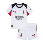 AC Milan Away 2025/26 Kit White Kids