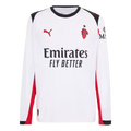 AC Milan Away 2025/26 Long Sleeve Jersey White Men's