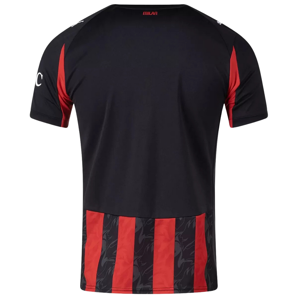 AC Milan Home 2025/26 Jersey Black & Red Men's