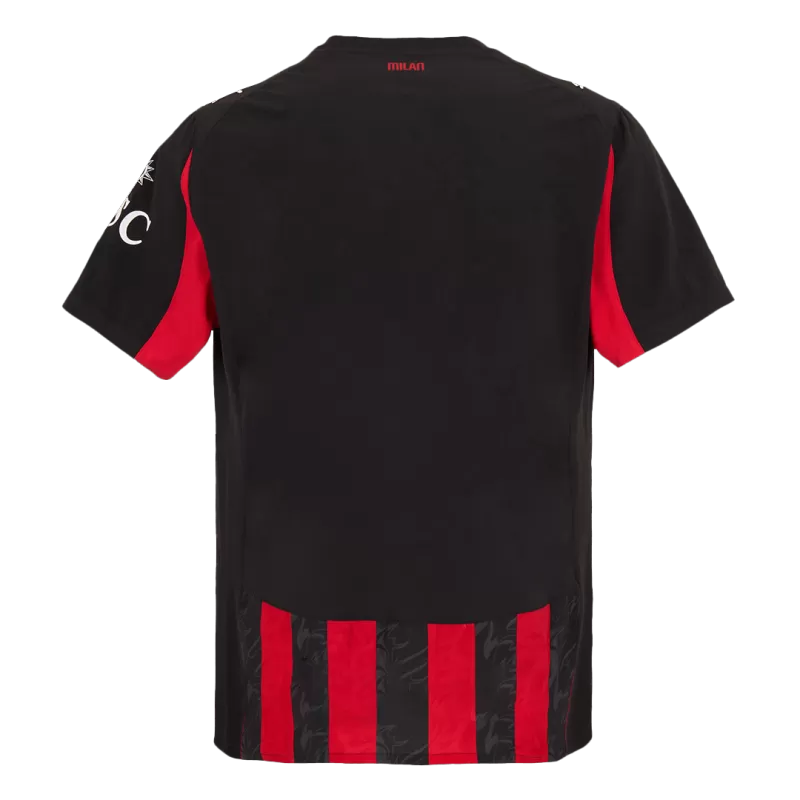 AC Milan Home 2025/26 Jersey Player's Version Black & Red Men's