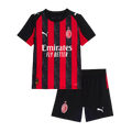 AC Milan Home 2025/26 Kit Black & Red Kids