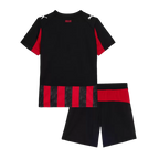 AC Milan Home 2025/26 Kit Black & Red Kids