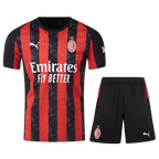 AC Milan Home 2025/26 Kit Black & Red Men's