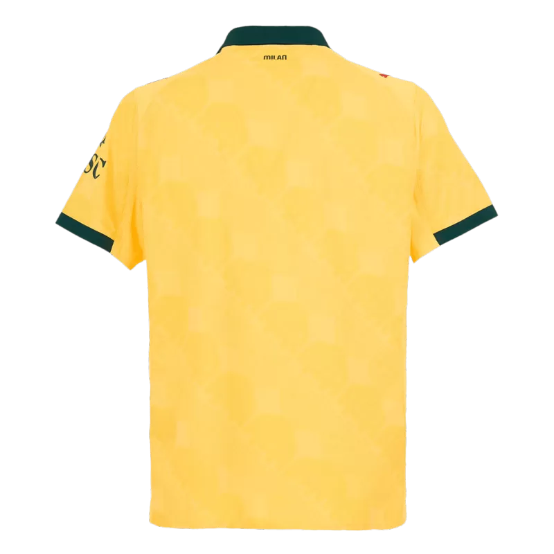 AC Milan Third 2025/26 Jersey Player's Version Yellow Men's