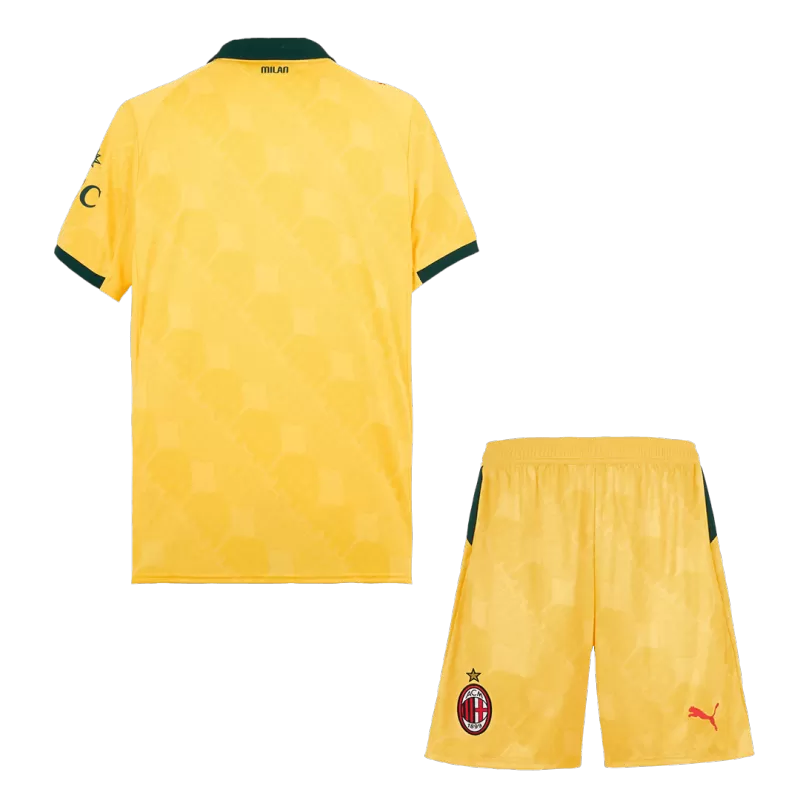 AC Milan Third 2025/26 Kit Yellow Men's