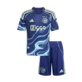 Ajax Away 2025/26 Kit Navy Blue Kids