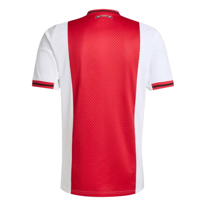 Ajax Home 2025/26 Jersey White & Red Men's