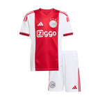 Ajax Home 2025/26 Kit White & Red Kids