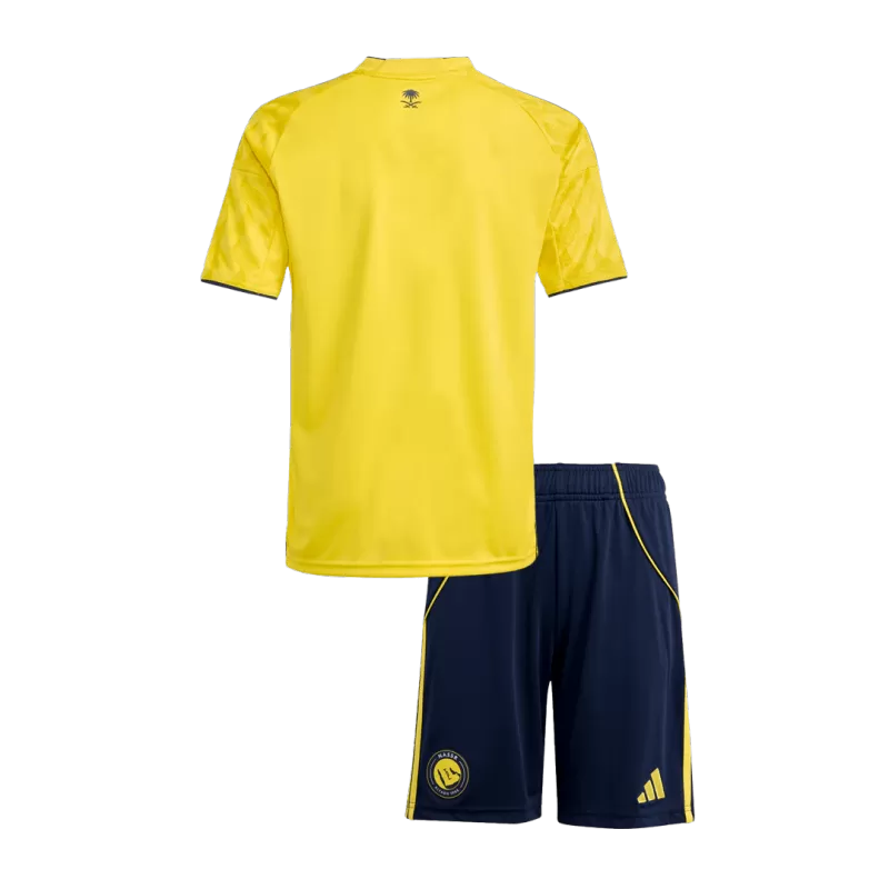 Al Nassr Home 2025/26 Kit Yellow Kids