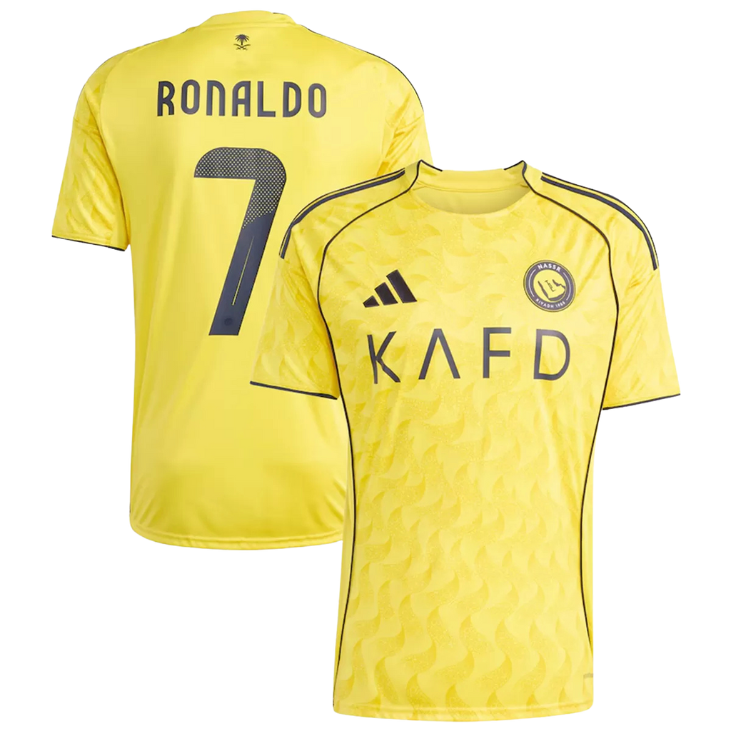 Al Nassr RONALDO #7 Home 2025/26 Jersey Yellow Men's
