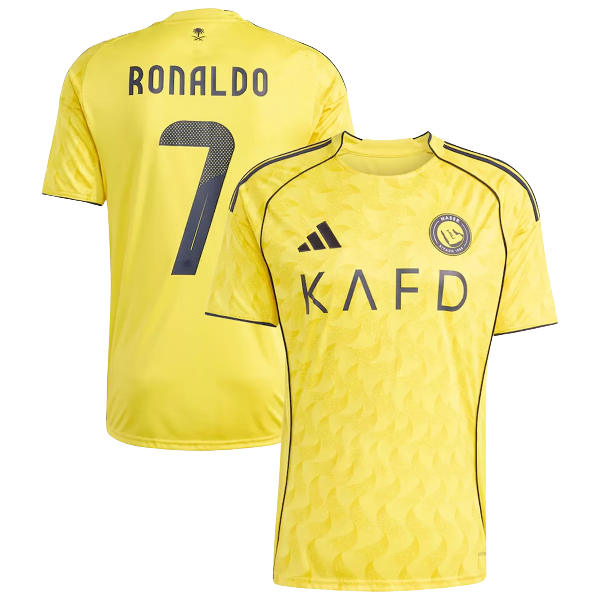 Al Nassr RONALDO #7 Home 2025/26 Jersey Yellow Men's