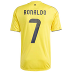 Al Nassr RONALDO #7 Home 2025/26 Jersey Yellow Men's