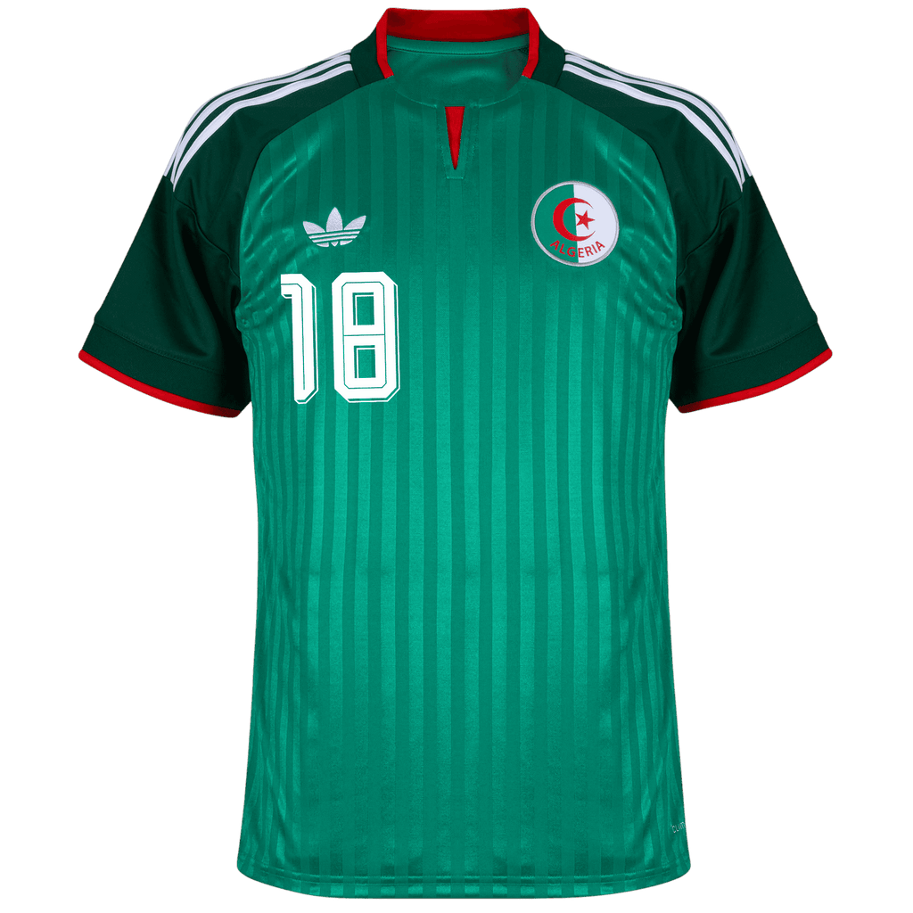 Algeria AMOURA #18 Away World Cup 2026 Jersey Green Men's