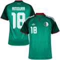 Algeria AMOURA #18 Away World Cup 2026 Jersey Green Men's