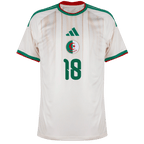 Algeria AMOURA #18 Home World Cup 2026 Jersey White Men's