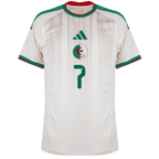 Algeria MAHREZ #7 Home World Cup 2026 Jersey White Men's