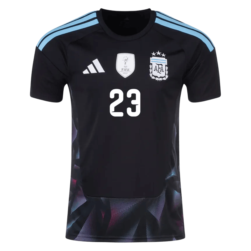 Argentina EMI MARTINEZ #23 World Cup 2026 Goalkeeper Jersey Black Men's
