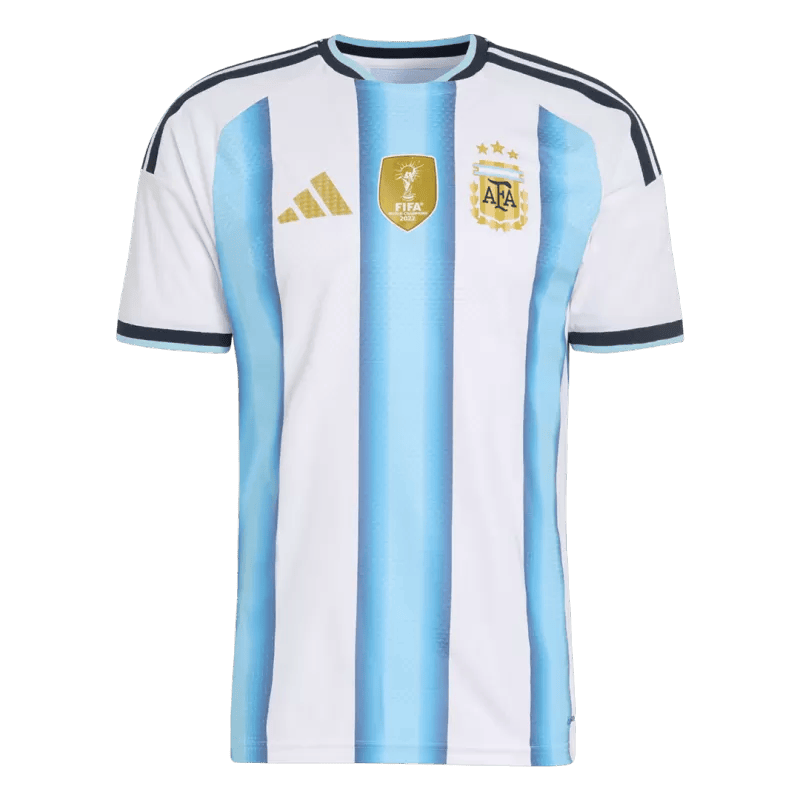 Argentina Home World Cup 2026 Jersey Player's Version White & Blue Men's