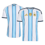 Argentina Home World Cup 2026 Jersey Player's Version White & Blue Men's
