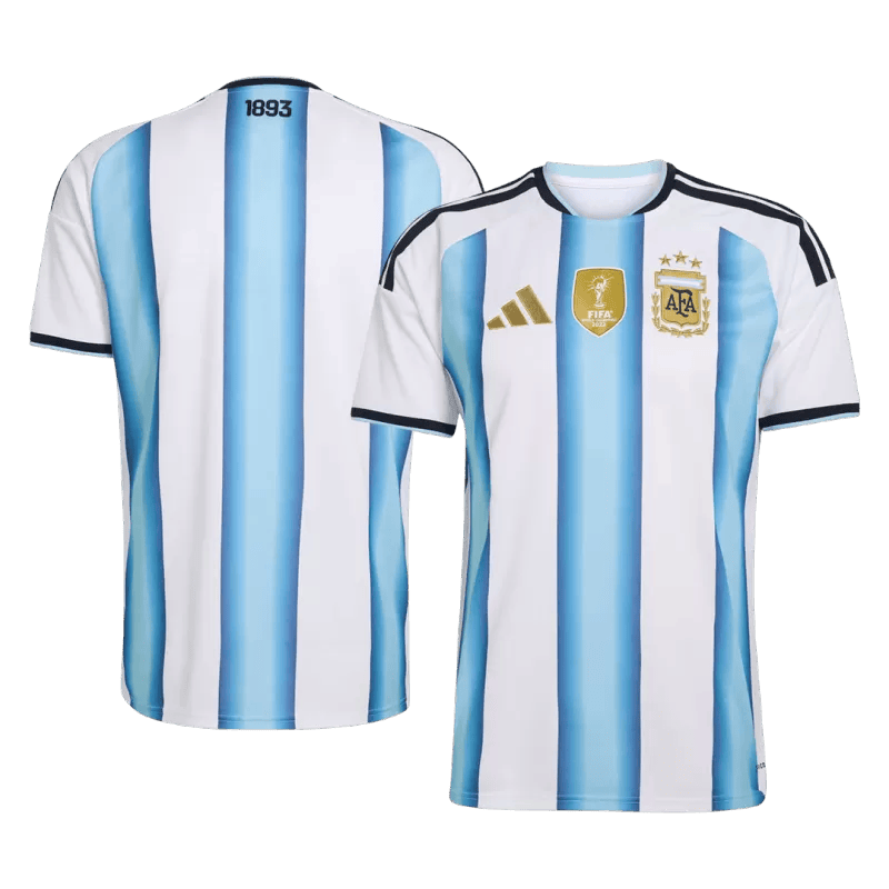 Argentina Home World Cup 2026 Jersey White & Blue Men's