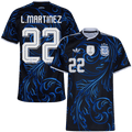 Argentina L.MARTÍNEZ #22 Away World Cup 2026 Jersey Blue & Black Men's