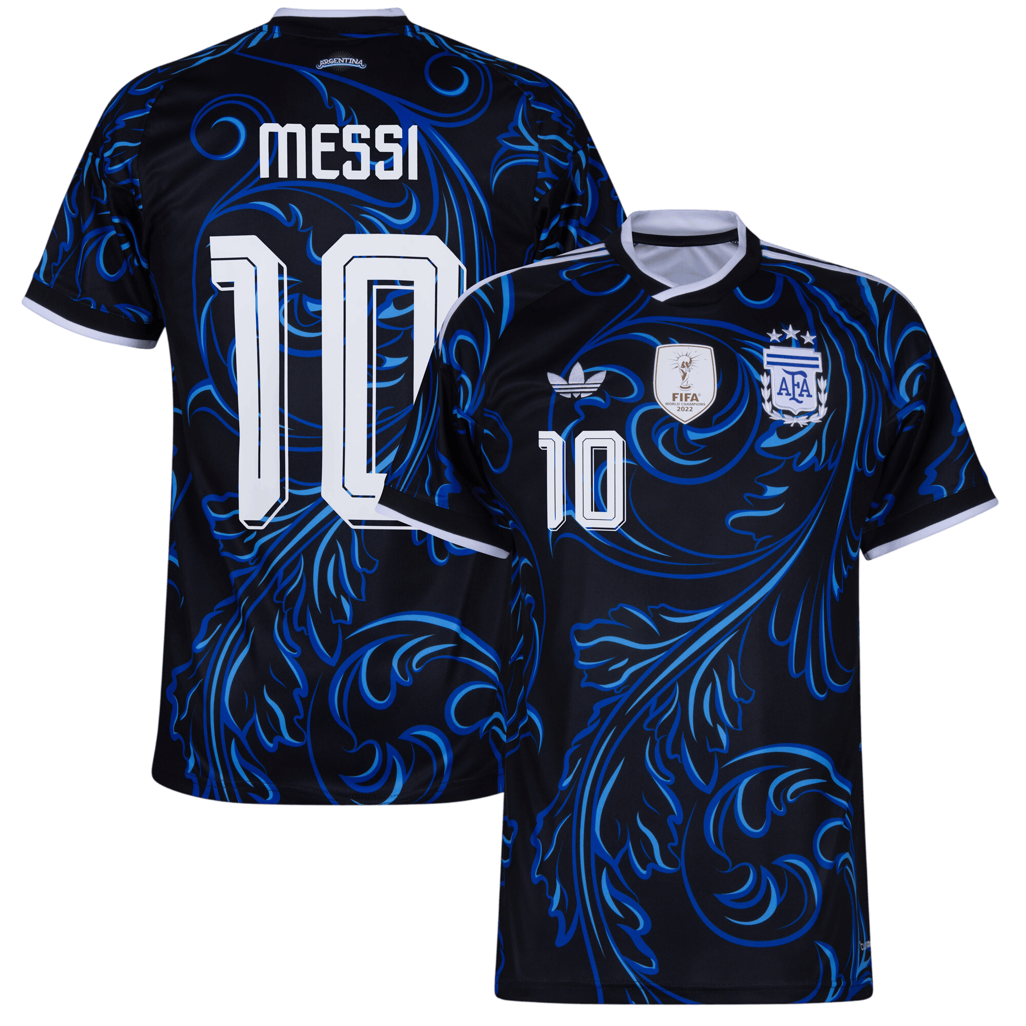 Argentina MESSI #10 Away World Cup 2026 Jersey Blue & Black Men's