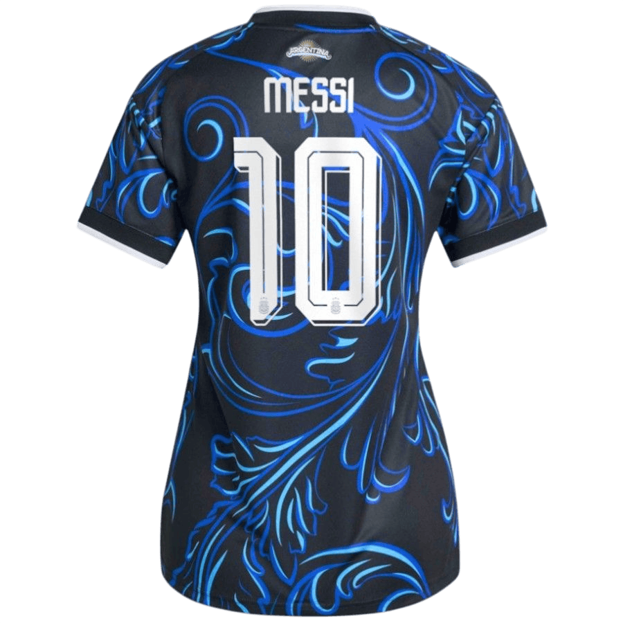 Argentina MESSI #10 Away World Cup 2026 Jersey Blue & Black Women's