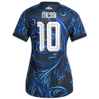Argentina MESSI #10 Away World Cup 2026 Jersey Blue & Black Women's