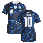 Argentina MESSI #10 Away World Cup 2026 Jersey Blue & Black Women's