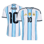 Argentina MESSI #10 Home World Cup 2026 Jersey Player's Version White & Blue Men's