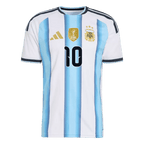 Argentina MESSI #10 Home World Cup 2026 Jersey Player's Version White & Blue Men's