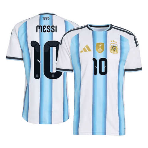 Argentina MESSI #10 Home World Cup 2026 Jersey Player's Version White & Blue Men's