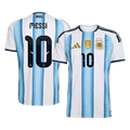 Argentina MESSI #10 Home World Cup 2026 Jersey White & Blue Men's
