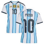 Argentina MESSI #10 Home World Cup 2026 Jersey White & Blue Women's