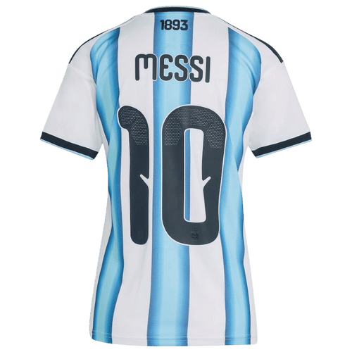 Argentina MESSI #10 Home World Cup 2026 Jersey White & Blue Women's