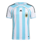 Argentina Retro Home Jersey 2006 White & Blue Men's