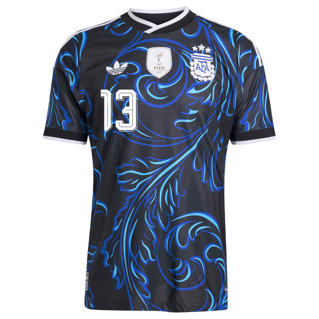 Argentina ROMERO #13 Away World Cup 2026 Jersey Blue & Black Men's
