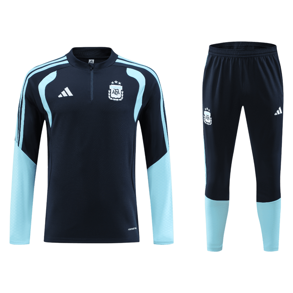 Argentina World Cup 2026 Quarter Zip Tracksuit Navy Men's