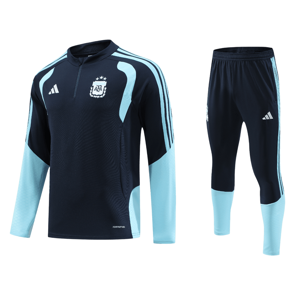 Argentina World Cup 2026 Quarter Zip Tracksuit Navy Men's