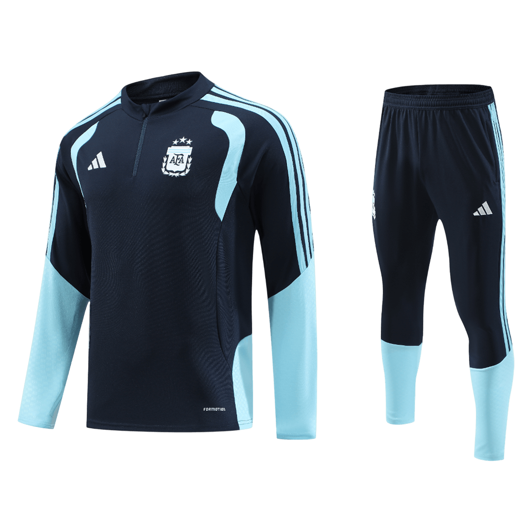 Argentina World Cup 2026 Quarter Zip Tracksuit Navy Men's